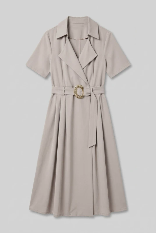 Cruise Dress Gold Buckle Belt 