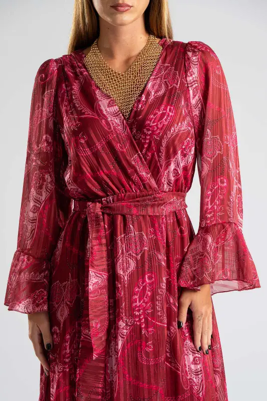 Dress Lahore Gold Thread Envelope