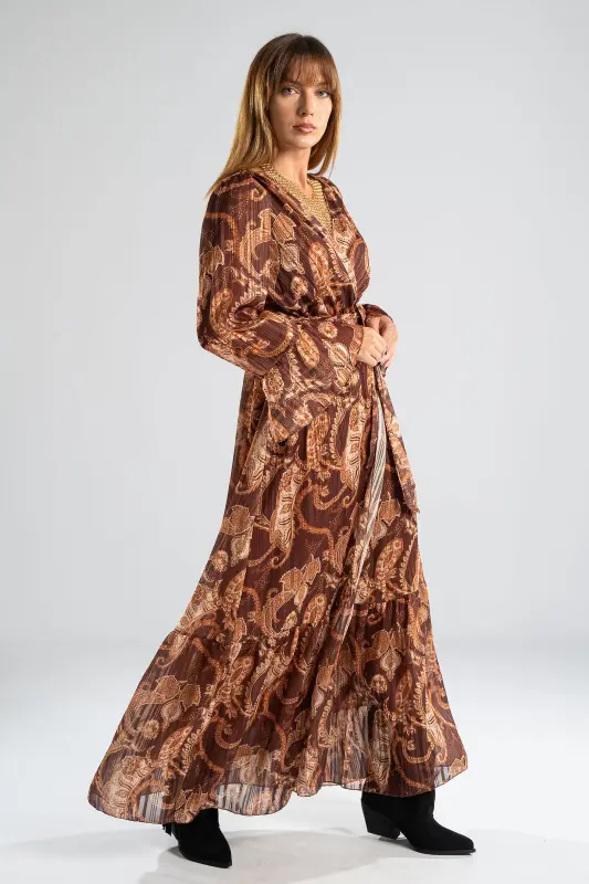 Dress Lahore Gold Thread Envelope