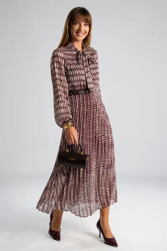 Dress Long Sleeve Printed 
