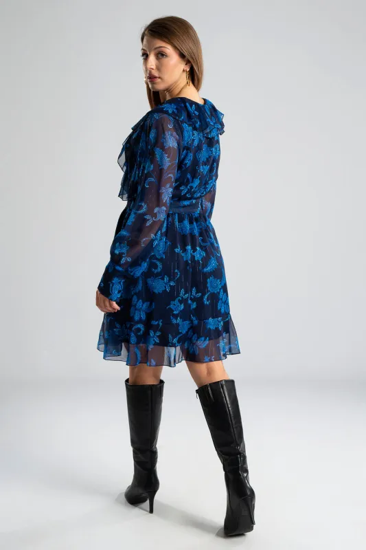 Φόρεμα Μακριά Μανίκια Βολάν