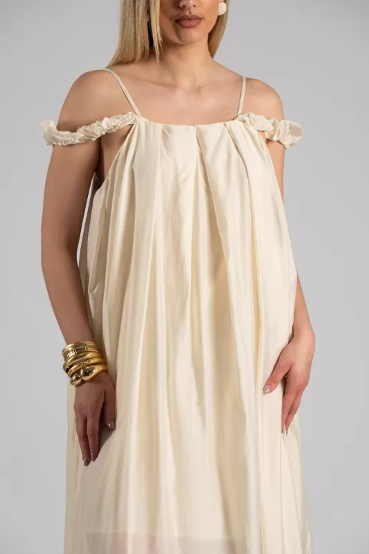 Dress Maxi Sleeveless Pleat