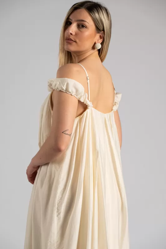 Dress Maxi Sleeveless Pleat