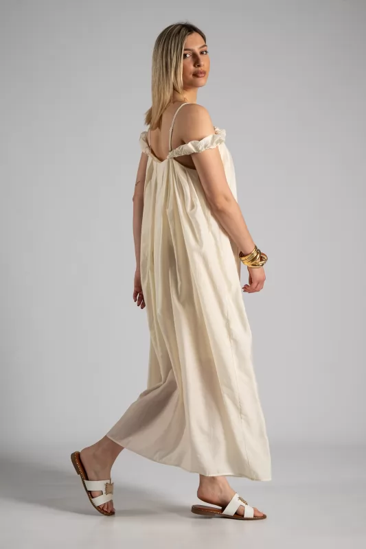 Dress Maxi Sleeveless Pleat