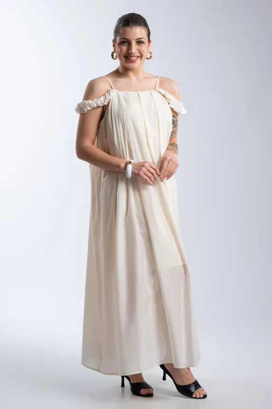 Dress Maxi Sleeveless Pleat