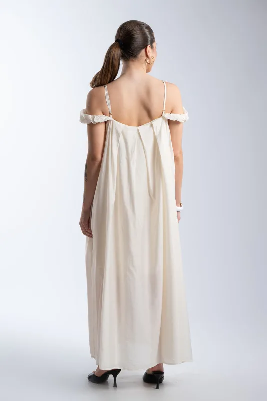 Dress Maxi Sleeveless Pleat