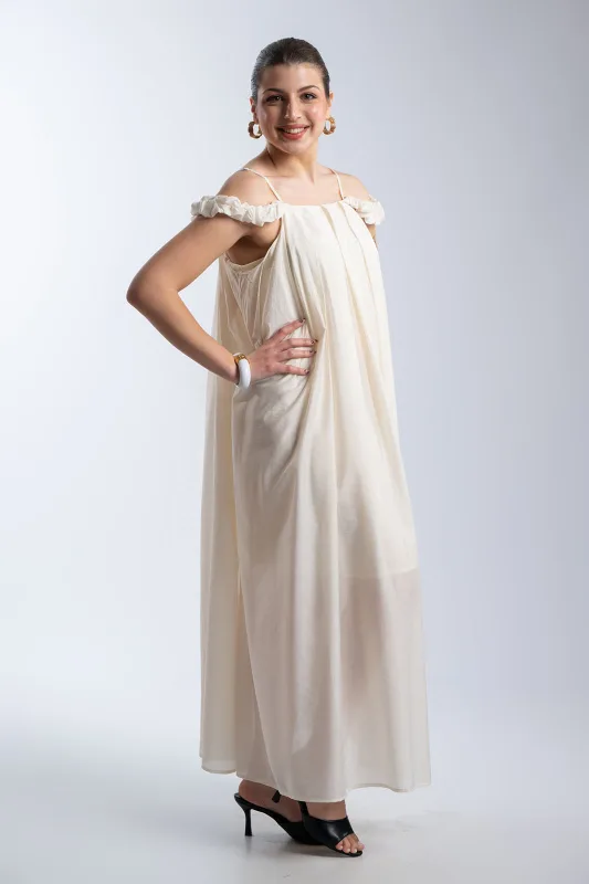 Dress Maxi Sleeveless Pleat