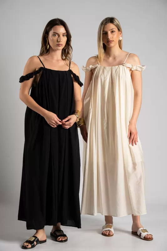 Dress Maxi Sleeveless Pleat