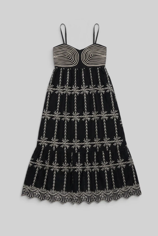 Φόρεμα Maxi Boho Κεντήματα