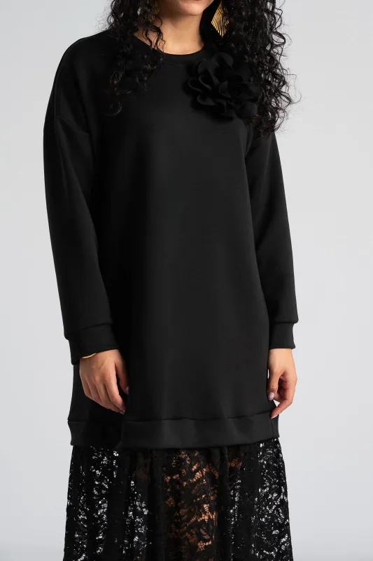 Φόρεμα Maxi Δαντέλα Τελείωμα