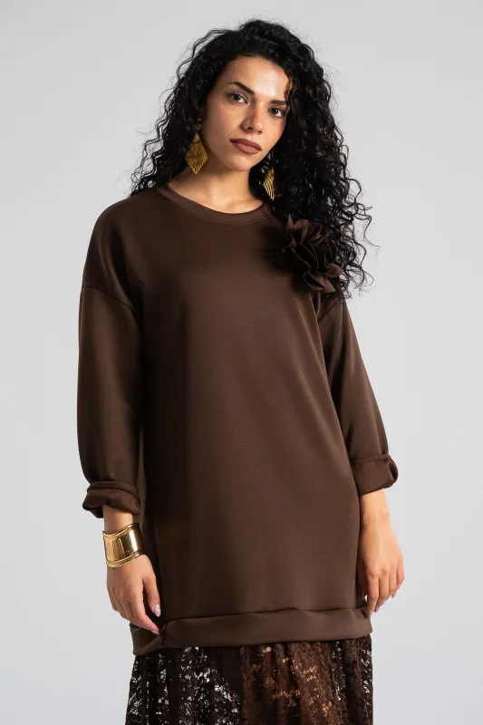 Φόρεμα Maxi Δαντέλα Τελείωμα