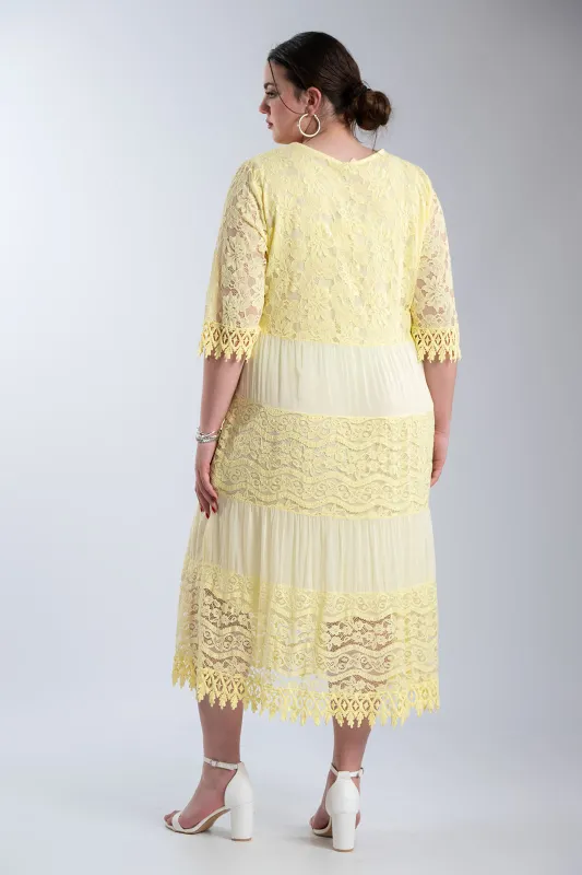 Φόρεμα Maxi Δαντελένιες Λεπτομέρειες