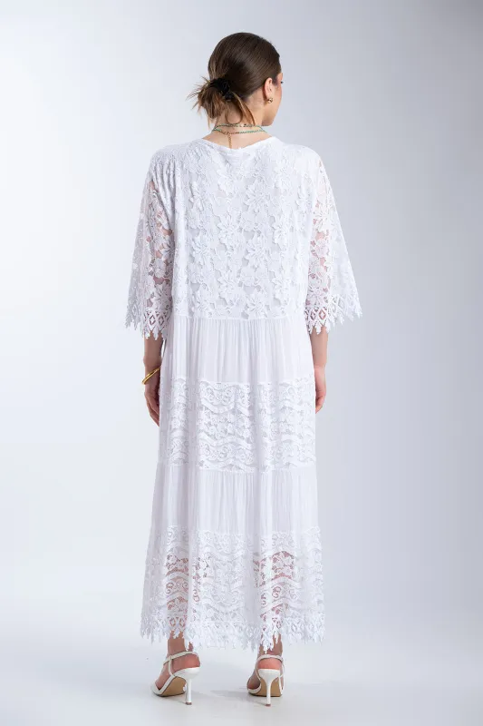 Φόρεμα Maxi Δαντελένιες Λεπτομέρειες