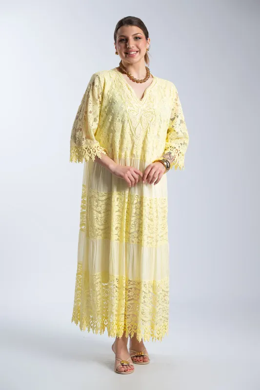 Φόρεμα Maxi Δαντελένιες Λεπτομέρειες