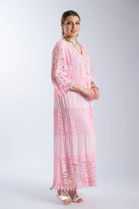 Φόρεμα Maxi Δαντελένιες Λεπτομέρειες