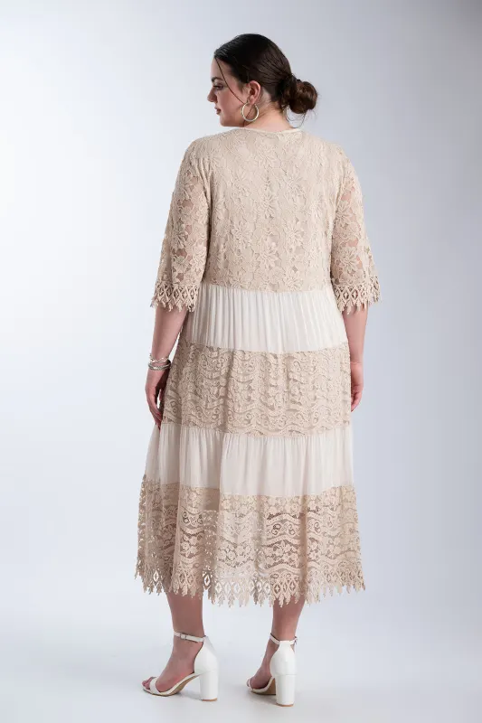 Φόρεμα Maxi Δαντελένιες Λεπτομέρειες