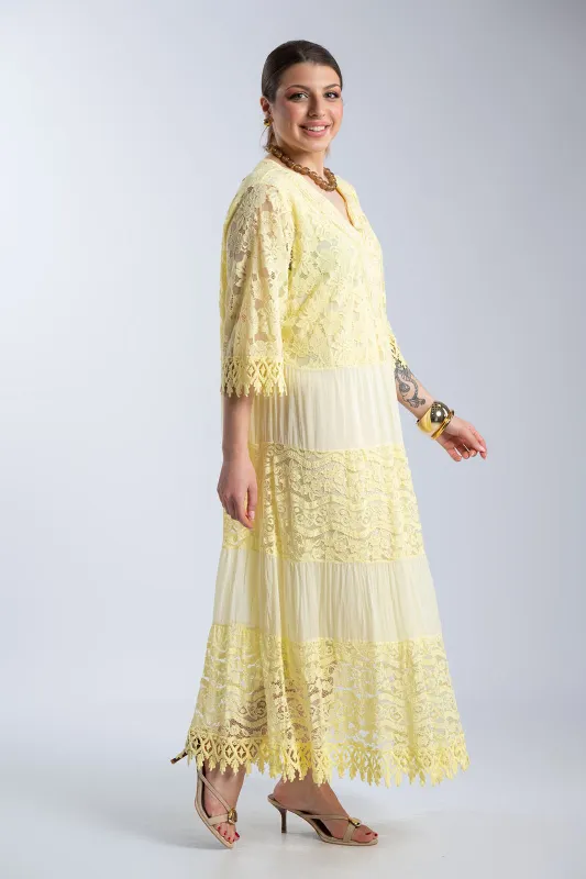 Φόρεμα Maxi Δαντελένιες Λεπτομέρειες