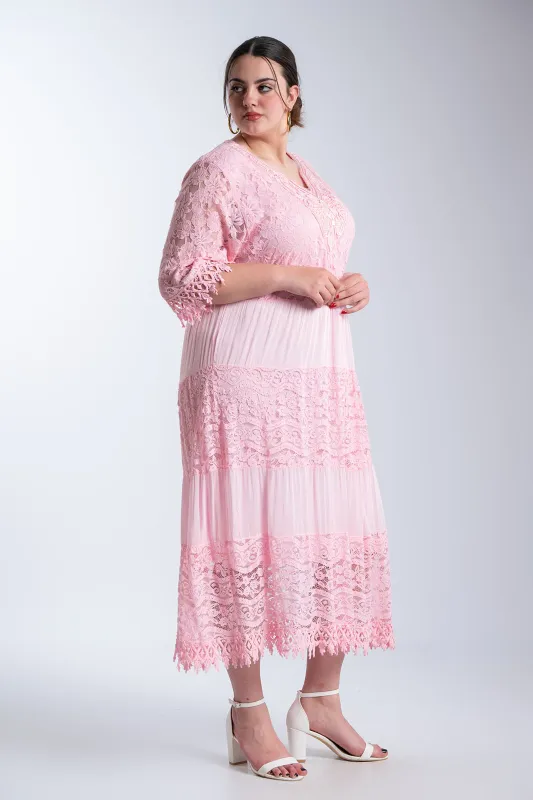 Φόρεμα Maxi Δαντελένιες Λεπτομέρειες