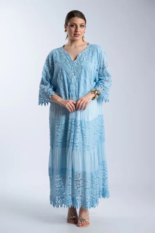 Φόρεμα Maxi Δαντελένιες Λεπτομέρειες