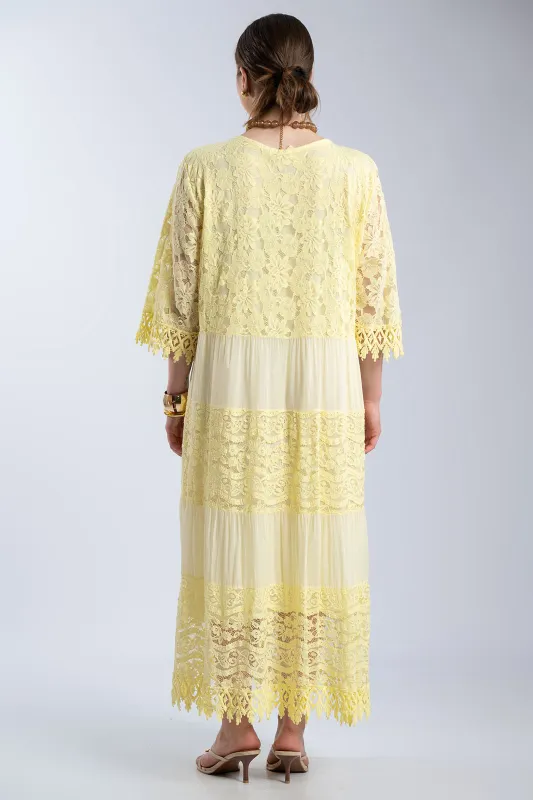 Φόρεμα Maxi Δαντελένιες Λεπτομέρειες