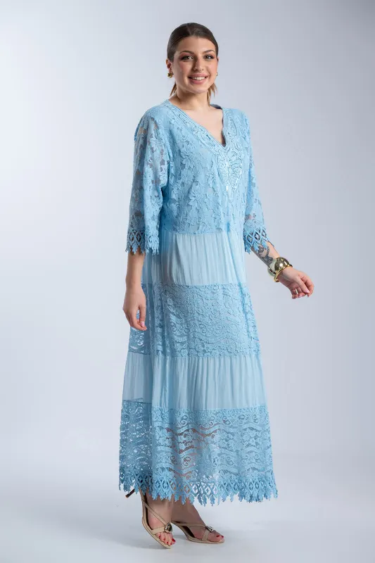 Φόρεμα Maxi Δαντελένιες Λεπτομέρειες