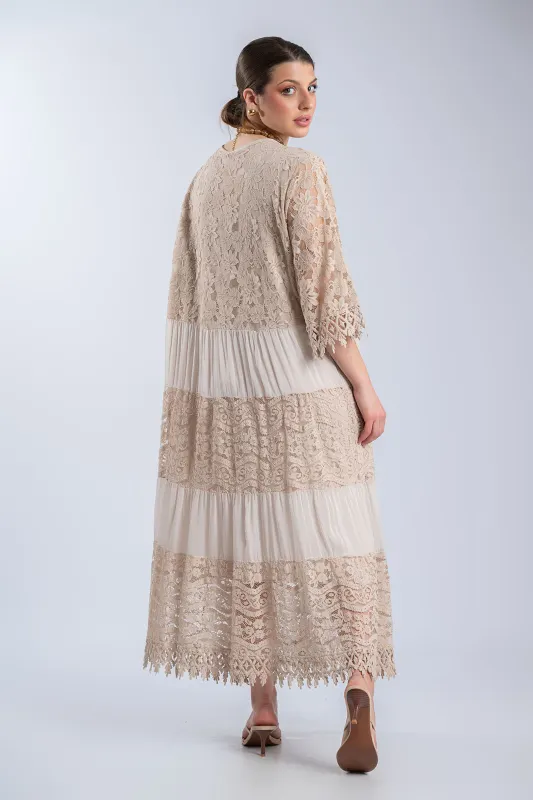 Φόρεμα Maxi Δαντελένιες Λεπτομέρειες