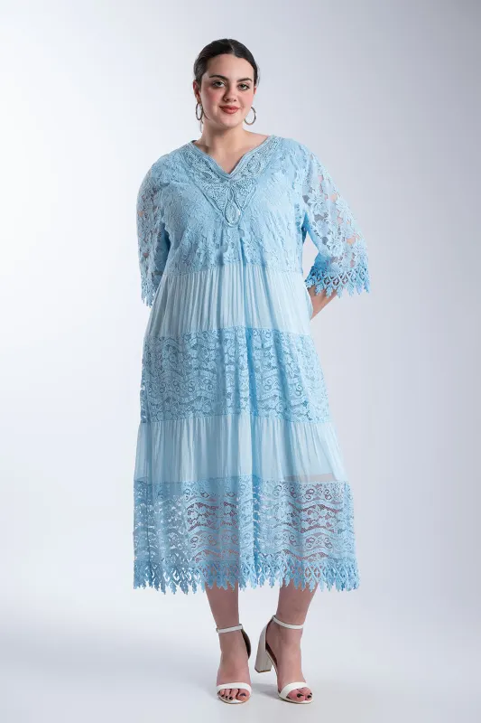 Φόρεμα Maxi Δαντελένιες Λεπτομέρειες