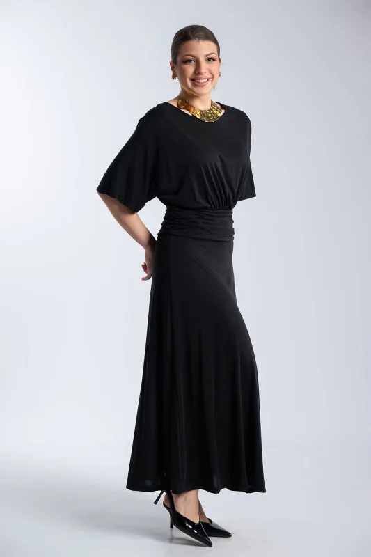 Φόρεμα Maxi Draping Μέση