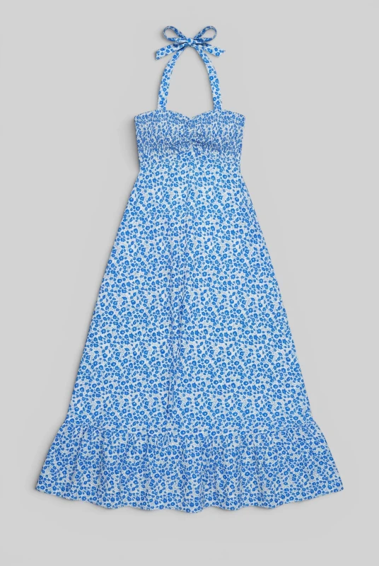 Maxi Dress Floral Wasp Nest