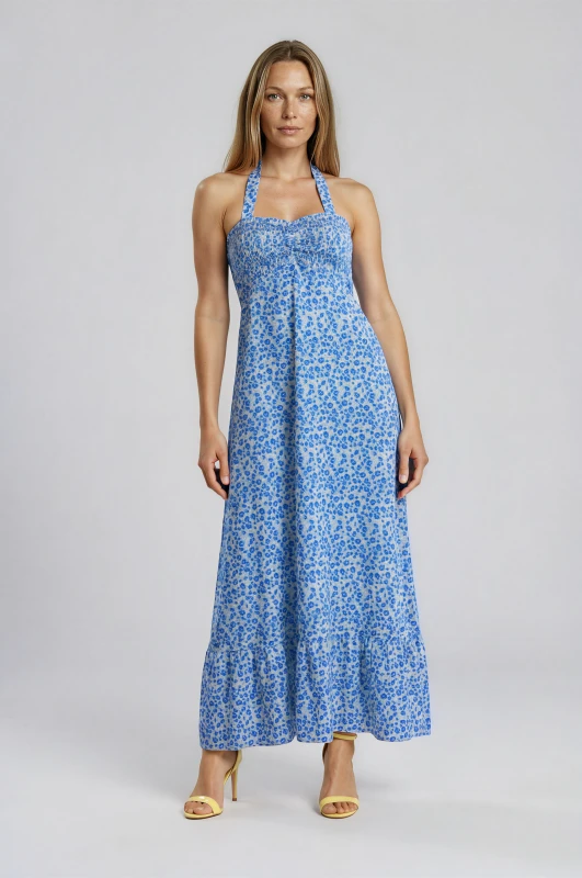 Maxi Dress Floral Wasp Nest