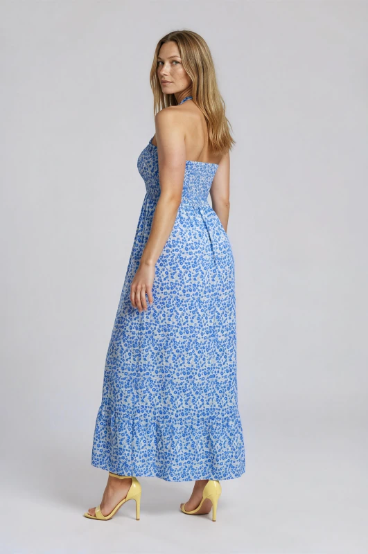Maxi Dress Floral Wasp Nest
