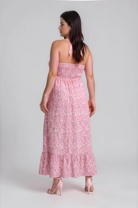 Maxi Dress Floral Wasp Nest