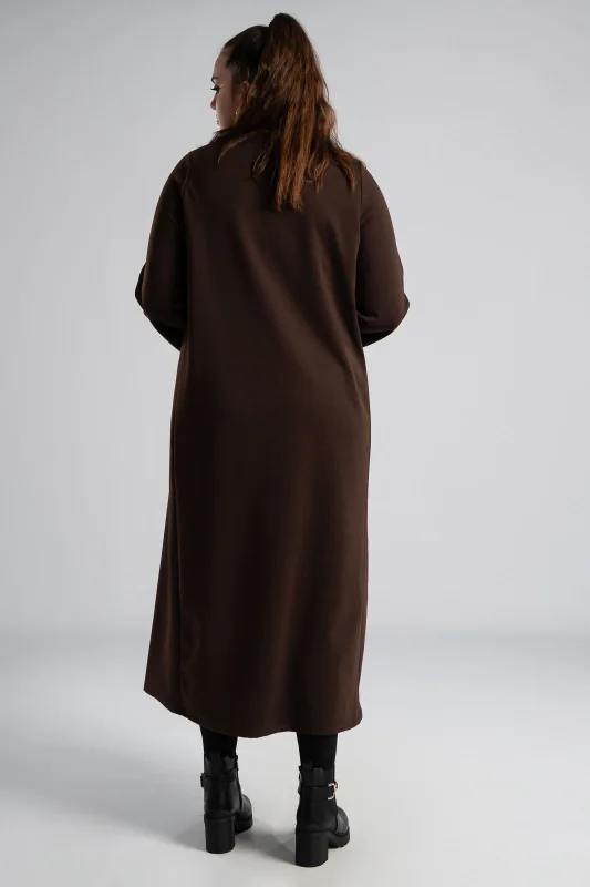 Φόρεμα Maxi Κολιέ Μονόχρωμο