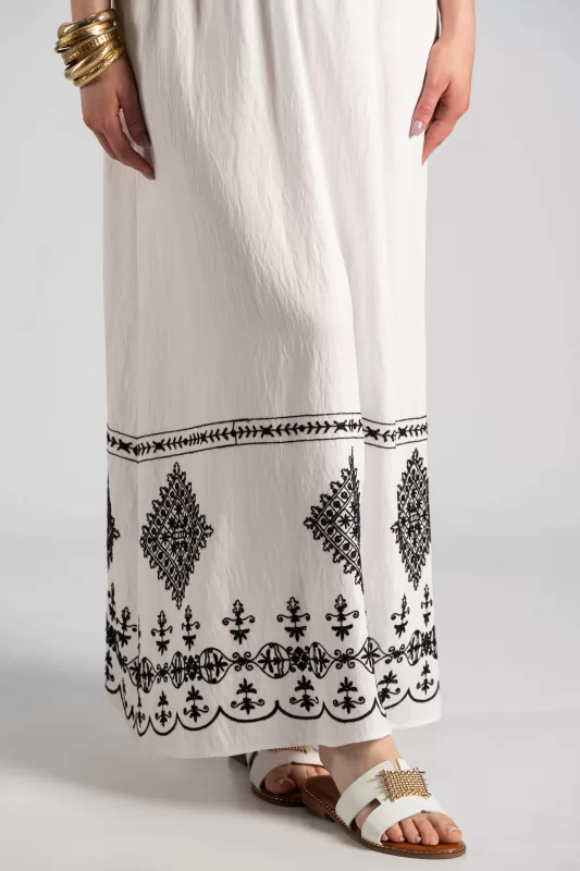 Dress Maxi Wrap Embroidery
