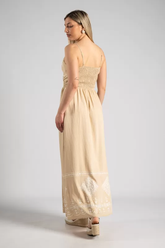 Dress Maxi Wrap Embroidery