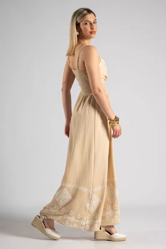 Dress Maxi Wrap Embroidery