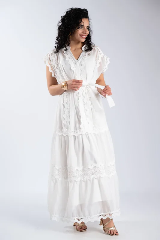 Φόρεμα Maxi Lace Details