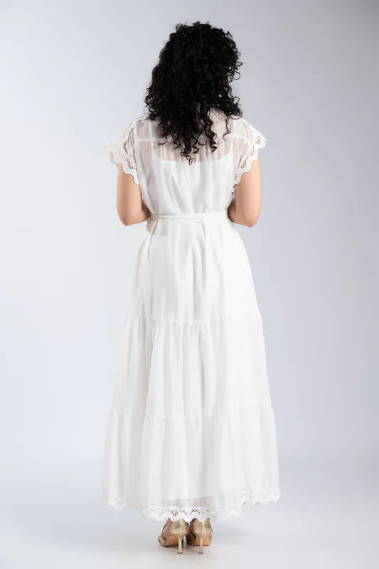 Maxi Lace Details Dress 