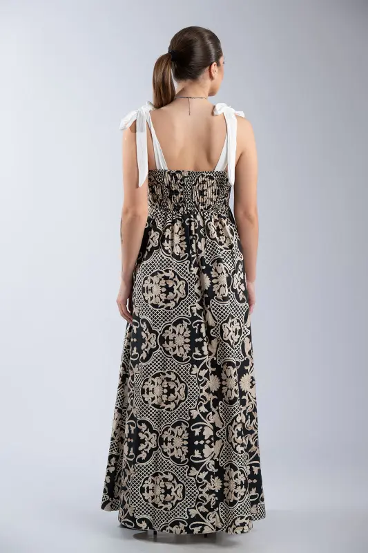 Φόρεμα Maxi Net Floral