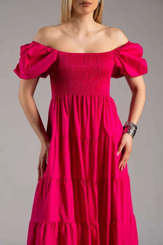 Φόρεμα Maxi Off-shoulder