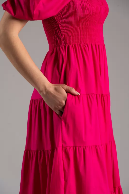 Φόρεμα Maxi Off-shoulder