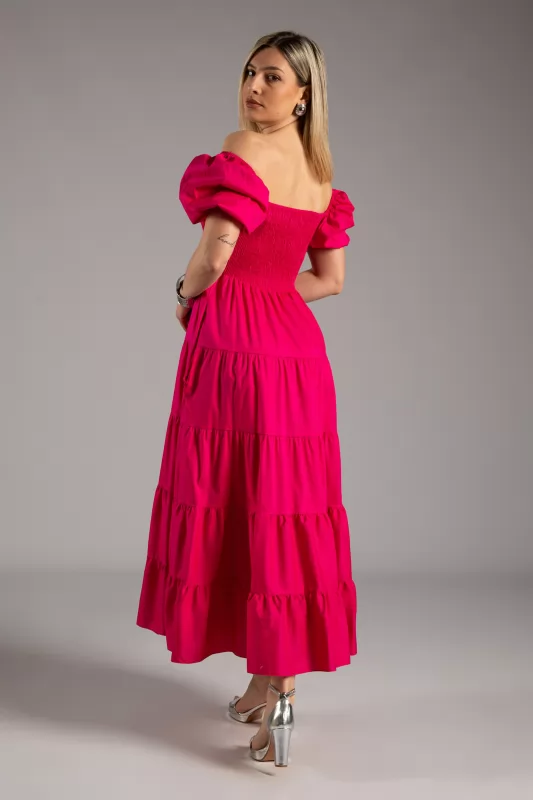 Φόρεμα Maxi Off-shoulder