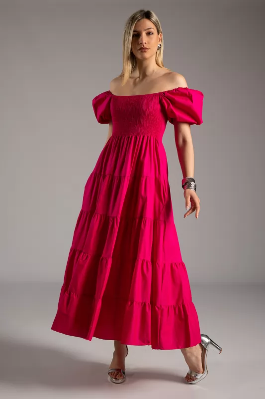 Φόρεμα Maxi Off-shoulder