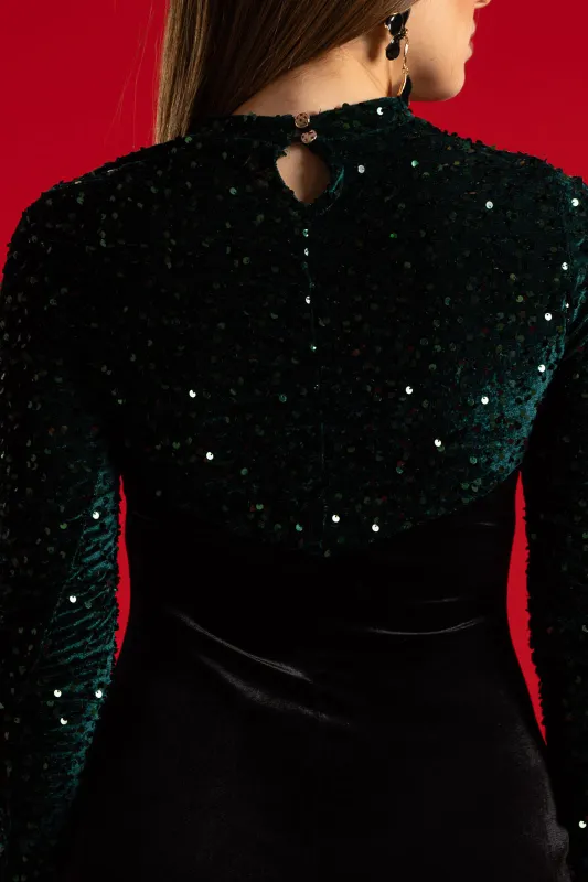 Φόρεμα Maxi Παγιέτα Velvet