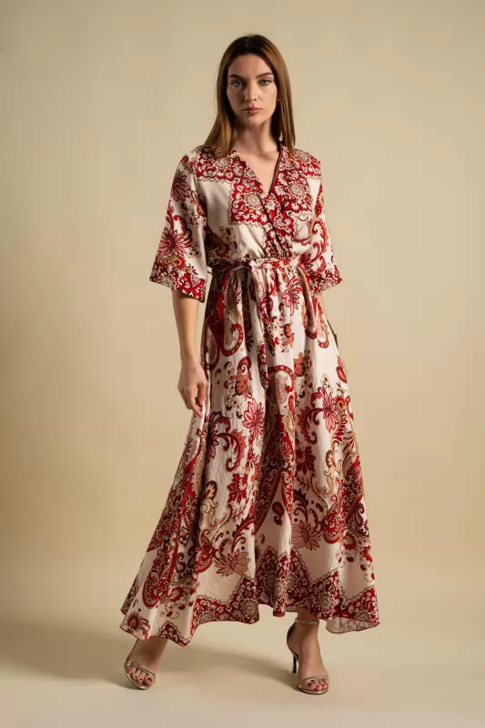 Φόρεμα Maxi Paisley