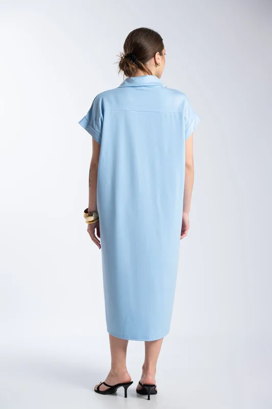 Φόρεμα Maxi Polo Πλαινές Τσέπες