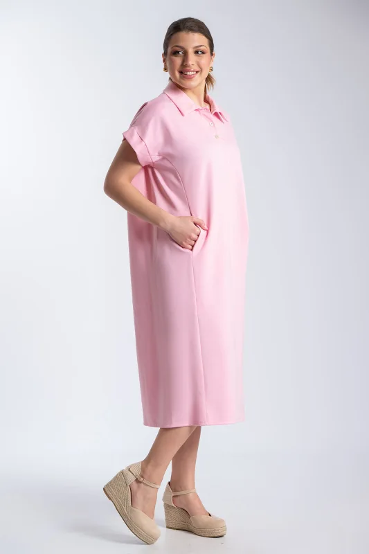 Φόρεμα Maxi Polo Πλαινές Τσέπες