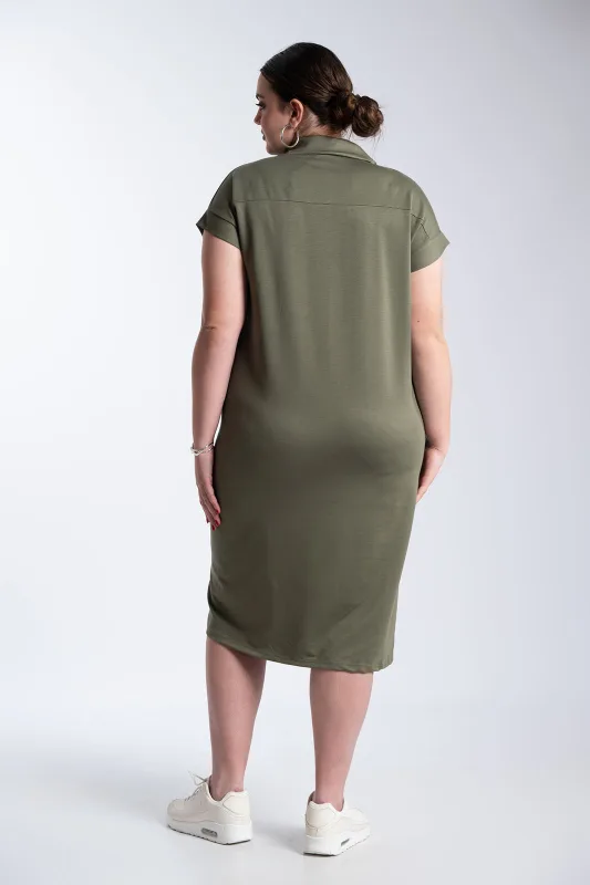 Φόρεμα Maxi Polo Πλαινές Τσέπες