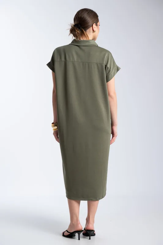 Φόρεμα Maxi Polo Πλαινές Τσέπες