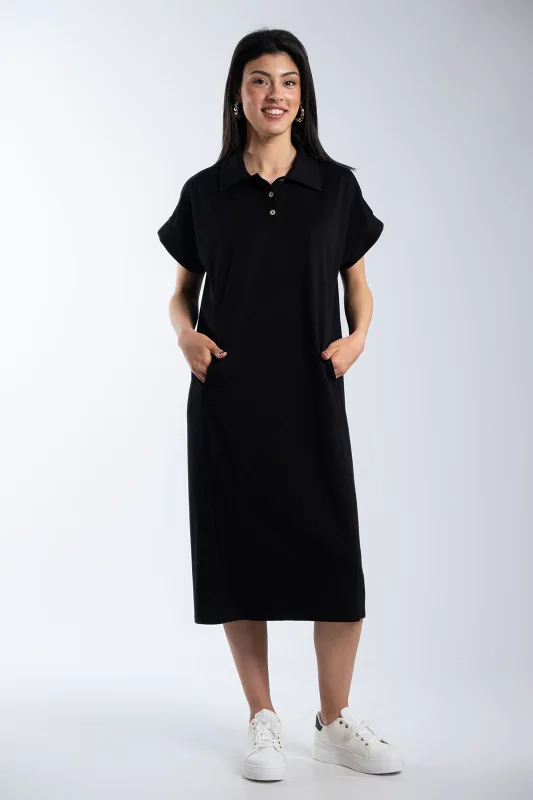 Φόρεμα Maxi Polo Πλαινές Τσέπες